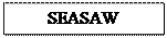 Text Box: SEASAW